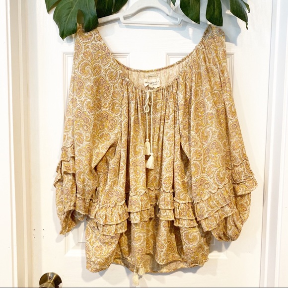 Ralph Lauren Tops - Ralph Lauren BOHO Ruffled Top